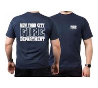 T-Shirt Navy New York City Fire Department, blue, 3XL