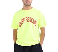 T-shirt New Amsterdam Surf Association Surf Rescue Jaune S