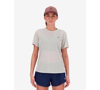 New Balance Athletics Short Sleeve T-shirt White S Woman