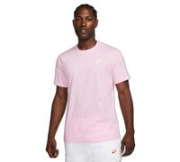 Nike T-Shirt Men Sportswear Club Light Pink Cotton Streetwear Casual Classic Fit