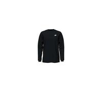 Nike Sportswear Club Long Sleeve T Shirt Mens M Black/White
