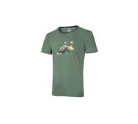 Ocun Classic Organic Magic Bus Short Sleeve T-shirt Green S Men