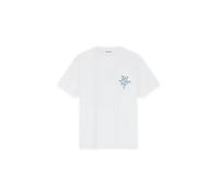 T-shirt Olaf Hussein Lasso Monogram Blanc S