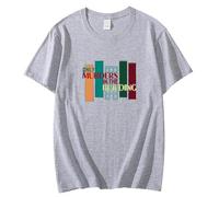 T-Shirt Only Murders In The Building Men Women Fashion Loose Sweatshirt, Breathable Sweatshirt Tank Top Retro Printed Patterned Sweatshirt Hiking Cotton Crew Neck Top Hip Hop Streetwear-grey||M