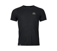 Ortovox - 120 Cool Tec Mountain Stripe T-Shirt - Merino shirt size M, black