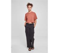 Urban Classics Women's Ladies Short Oversized Tee T-Shirt, Terracotta, M