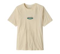 Patagonia 95 Oval Logo Short Sleeve T-Shirt Beige - L