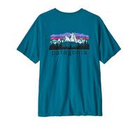 Patagonia - Fitz Roy Foothills T-Shirt - T-shirt size S, blue