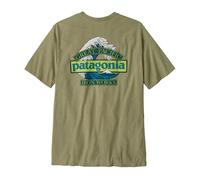 Patagonia - Great Waves Responsibili-Tee - T-shirt size L, olive