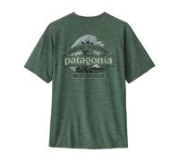 T-Shirt Patagonia M's Cap Cool Daily Shirt - Great Waves (Great Waves Canopy Green - Light Canopy Green X-Dye) Men