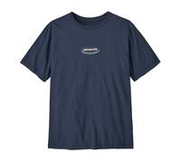 T-shirt Patagonia Oval Logo Bleu S