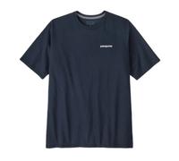 Patagonia P-6 Logo Responsibili-Tee Short Sleeve T-shirt dark blue white - S