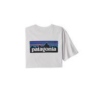 T-shirt Patagonia P-6 Logo Responsibili-tee (White) man