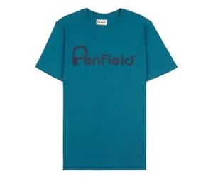 T-shirt Penfield Bear chest print Bleu S