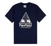 T-shirt Penfield Triangle Mountain Graphic Bleu S