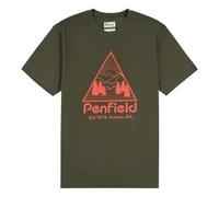 T-shirt Penfield Triangle Mountain Graphic Vert S