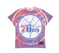 T-shirt Philadelphia 76ers NBA Jumbotron Submimated Rouge XL
