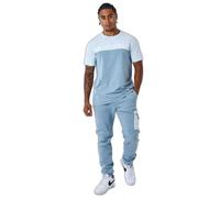 T-shirt Project X Paris Coloblock Bleu M