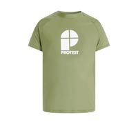 Protest Caters Short Sleeve Rash Guard Green XS Men