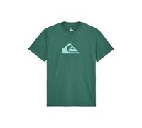 QUIKSILVER MENS T SHIRT.NEW MINI LOGO GREEN COTTON SHORT SLEEVED TOP TEE W26