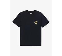 Quiksilver Evo Learning From Nature Short Sleeve T-Shirt Black White Beige - XS