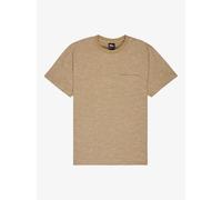 Quiksilver Lopaz Striped Short Sleeve T-shirt Beige L Man