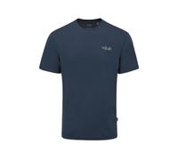 Rab QBL-67 Crimp Logo Tee Colour: TMP Tempest Blue, Size: XL