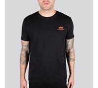 Alpha Industries Backprint Reflective T-Shirt, black/orange, size S