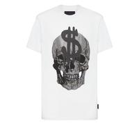 T-shirt Round Neck SS Skull - male - Philipp Plein - T-Shirts - White - 2XL - Tops 2XL