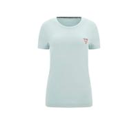 T-shirt round neck woman Guess Mini Triangle Bleu S