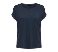 T-shirt round neck woman Only Moster Blue XL