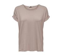 T-shirt round neck woman Only Moster Marron M