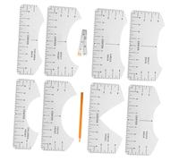 T-Shirt Ruler Guide,PVC Seam Gauge Sewing Tools,Kit Shirt Ruler for Quilting Alignment,Folding Ruler,Yard Stick,Meter Stick