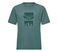 Salewa Eagle 3cime Short Sleeve T-Shirt Turquoise Green - XXL