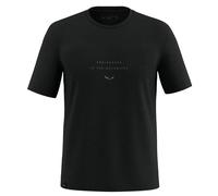 Salewa Eagle Alpine Merino Short Sleeve T-shirt Graphite Black - S