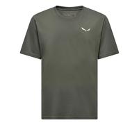 Salewa Eagle Vocab Short Sleeve T-Shirt Chrome Green - L