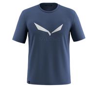 T-shirt Salewa Solid Dry Bleu S