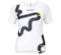 Scott - Lightweight, breathable running T-shirt - RC Run SS Tee W White Black for Women in Recycled Polyester - Size XS White XS