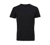 SELECTED HOMME Men's 16073458 T-Shirt, Black (Blackblack), L