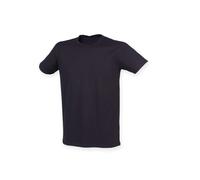 Skinni Fit Men Mens Feel Good Stretch Short Sleeve T-Shirt (2XL) (Navy)