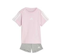 adidas Unisex Baby ESSENTIALS T-SHIRT SET, clear pink/white/white, 18-24 Months