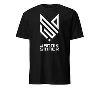 T-Shirt Sinner | Sport | Tshirt Tennis Sinner | Tennis | Cadeau | Anniversaire | Sinner Tennis | Jannik Sinner Italie, Black, XXL