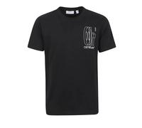 T-shirt Slim Outline Double Arrow - male - Off White - T-Shirts - Black - L - Tops L