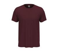Stedman Apparel Men's Classic-T Plain Short Sleeve T-Shirt, Red (Burgundy Red), Small