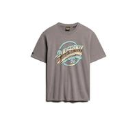 Superdry 70s Rock Short Sleeve T-shirt Grey M Men