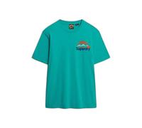 T-shirt Superdry reat Outdoors Chest Bleu XL