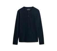 Superdry Classic Essential Grandad Long Sleeve T-Shirt L Blue