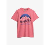 T-shirt Superdry classique Great Outdoors Rouge M