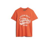 Superdry Copper Label Script Short Sleeve T-shirt Orange M Men
