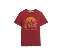 Superdry Great Outdoors Relaxed Fit Short Sleeve T-shirt Red XL Men
